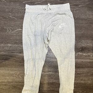 Nike Light Grey Joggers Size Medium